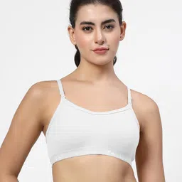 lily Black, Lightpurple Seamless Non Padded Sports Bra image 2