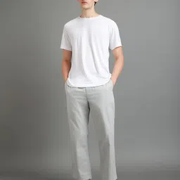 bewakoof Men's All Over Printed Regular Fit Cotton Pyjamas image 4