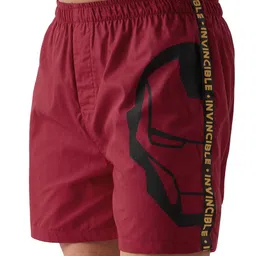 the souled store Official Marvel: Invincible Mens and Boys Regular fit Graphic Printed Cotton Red Color Men Boxer Shorts image 3