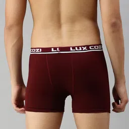 lux cozi Bigshot Longs Solid Underwear for Men Combo, Breathable 100% Cotton Underwear for Man Pack of 3 (Colors May Vary) image 3