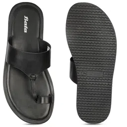 bata Men's STARK TR PLN Toe Ring Slippers image 4