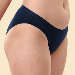 lyra Women's Cotton Pack of 4 Modern Solid Panty image 4