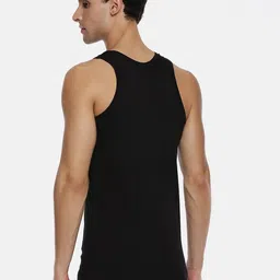 ramraj cotton Ramraj Men's Cotton Pack of 3 Solid Sleeveless Round Neck with Extended Length for Easy Tuck image 3