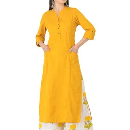 pistaa's Women's Loose Fit Cotton Salwar Suit image 1