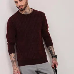 showoffff Men's Cotton Classic Sweater image 2