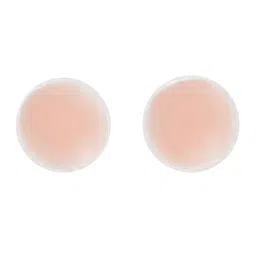 zerokaata Skin-Friendly Nipple Covers Reusable Adhesive Silicone Covers- SP01 Beige image 1