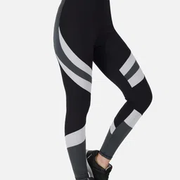 Imperative Performance Workout Leggings for Women | Comfortable Workout Pants | Gym wear Tights Grey Light Grey image 3