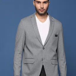 showoffff Men's Single Breasted Slim Blazer image 2