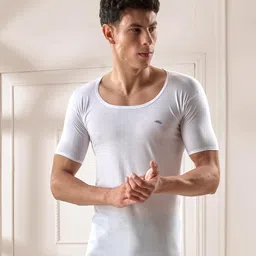 lux venus Men's Solid Regular Fit Vest image 5