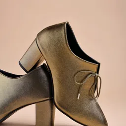 shoetopia Women Lace Up Pump Heels image 5