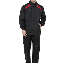 the rainberry Rain Coat for Men Waterproof for Bike Riders with Adjustable inner pockets,Waterproof Raincoat with Polyester Jacket,Pants image 1