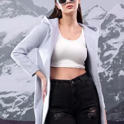 kotty Women's Long Coat Stylish and Flattering Outerwear image 2