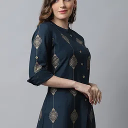 pistaa's Women's Viscose Printed Short Kurti image 5