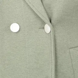 crimsoune club Women's Green Double-Breasted Overcoat image 3
