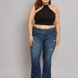 funday fashion Casual Relaxed Fit Sleeveless Solid Plus Size Women's Top image 5