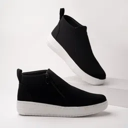 shoetopia Women's Flat Boots/Black /EU39 / UK6 image 3