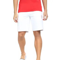 jack & jones Men's Mid Rise Cotton Sports Shorts image 1