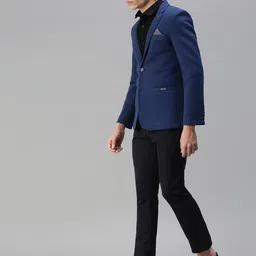 showoffff SHOWOFF Men Casual Solid Blazers_AR13_Blue image 5