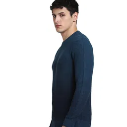 jack & jones Men's Cotton Blend Modern Round Neck Sweater image 3