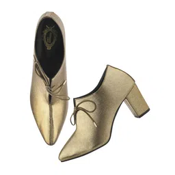 shoetopia Women Lace Up Pump Heels image 1