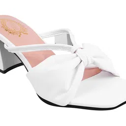 shoetopia Women & Girls detailed Strap Stylish Fashion Sandal Block Heels image 5