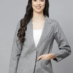 cottinfab Women Regular Fit blazer image 2