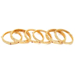 youbella Jewellery for Women Gold Plated Bracelet Bangles for Women image 3
