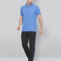 lux nitro Men's Solid Regular Fit Polo Shirt image 5
