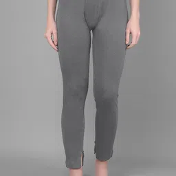 dollar Ultra Thermal Solid Bottom for Women Charcoal Melange image 2