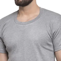 uzarus Men's Half Sleeves Solid Round Neck Thermal TOP image 5