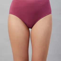 c9 airwear High Rise Solid Pack of 3 Seamless Hipster Underwear Combo for Women (XXL, Multicolor) image 3