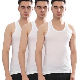 dollar bigboss Men's Solid Regular Fit Vest image 1