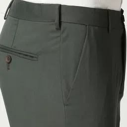 saintx Men's Premium Stretchable Formal Trouser with Techno Flex Waistband | Slim Fit Pants | Italian Design | Office Wear/Executive Wear image 3