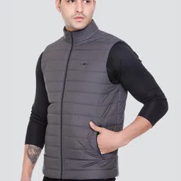 rare times Winter Sleeveless Jacket for Men | Bomber Jacket Mens | Quilted standard length Puffer Jacket | Sleeveless Mens Jacket image 4