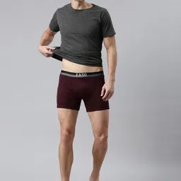 f a s o Mens Pack of 2 Cotton Trunk image 3