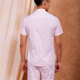 the indian garage co Men Cotton Slim Fit Checkered Boxers Lounge Pyjama Set image 5