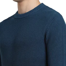 jack & jones Men's Cotton Blend Modern Round Neck Sweater image 5