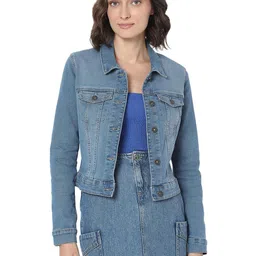 vero moda Women Lightweight Denim Jacket image 1
