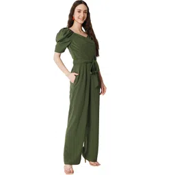 all ways you Women's Solid Half Sleeve Poly Crepe Jumpsuit for Women (A2107JSOL422) image 3