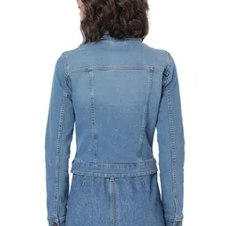 vero moda Women Lightweight Denim Jacket image 4