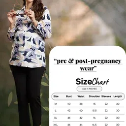 momtobe Women's Rayon Maternity Shirt/Pregnancy Shirt/Western Shirt for Office wear and Post Pregnancy image 2