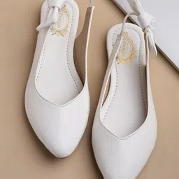 shoetopia Womens Girls Comfortable Smart Casual Belly | Cushioned Footbed | Flexible | Casual, Formal, Office Wear Ballet Flat image 5