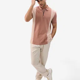 the souled store Men's Cotton Regular Fit Polo T-Shirt image 2