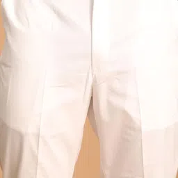 shvaas by vastramay Men's Aqua And White Cotton Kurta And Pyjama Set-AA311 image 5