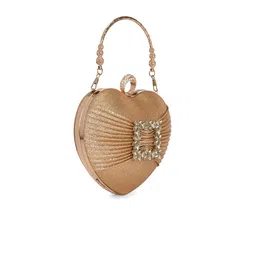 tooba Women's Handicraft Beautiful Bling Box Clutch Bag for Wedding, Banquet, Gift Family, & Friends image 3