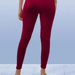 lux lyra Lyra Women Solid Premium Cotton Ankle Length Leggings | Mid-Waist | Fashionwear image 2
