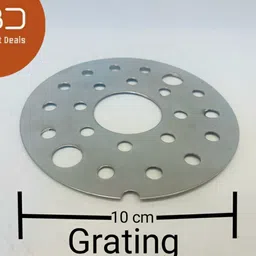 SBD Stainless Steel Round Floor Drainer with Hole | Floor Drainer for Bathroom 5 Inches with Hole| Anti Cockroach with Hole | Bathroom Floor Jali | Floor Trap Jali | Bathroom Drain Jali with Hole image 4