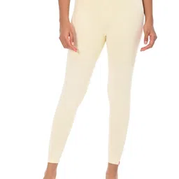 aviska Ankle Leggings for Women Half White image 1