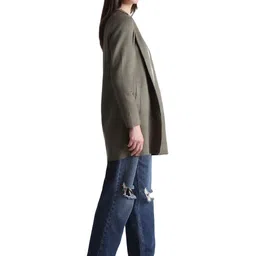 only Women's Polyester Blend Long Coat image 5