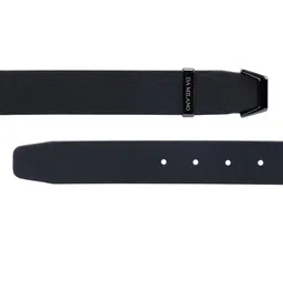 da milano Genuine Leather Black Non Reversible Men Belt (5222-35-OL) image 3
